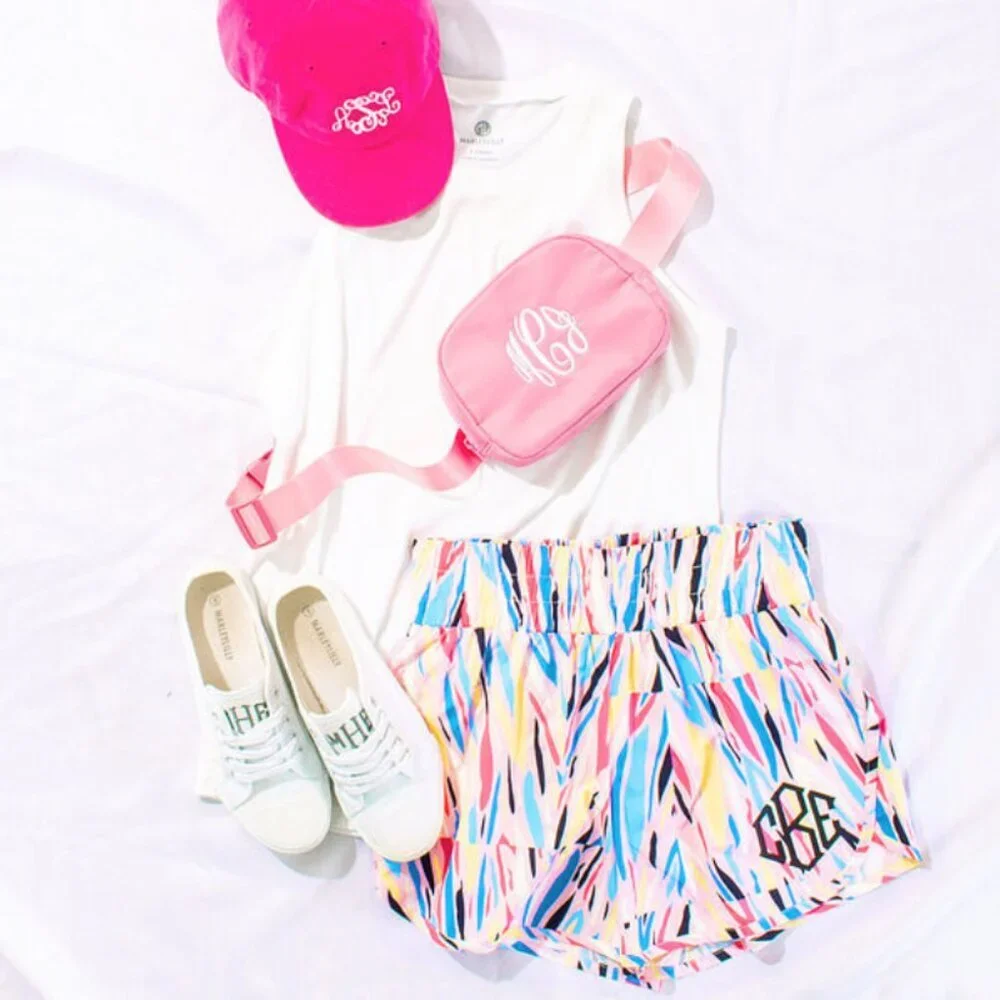 Pink Athletic Shorts - Picture 2 of 2